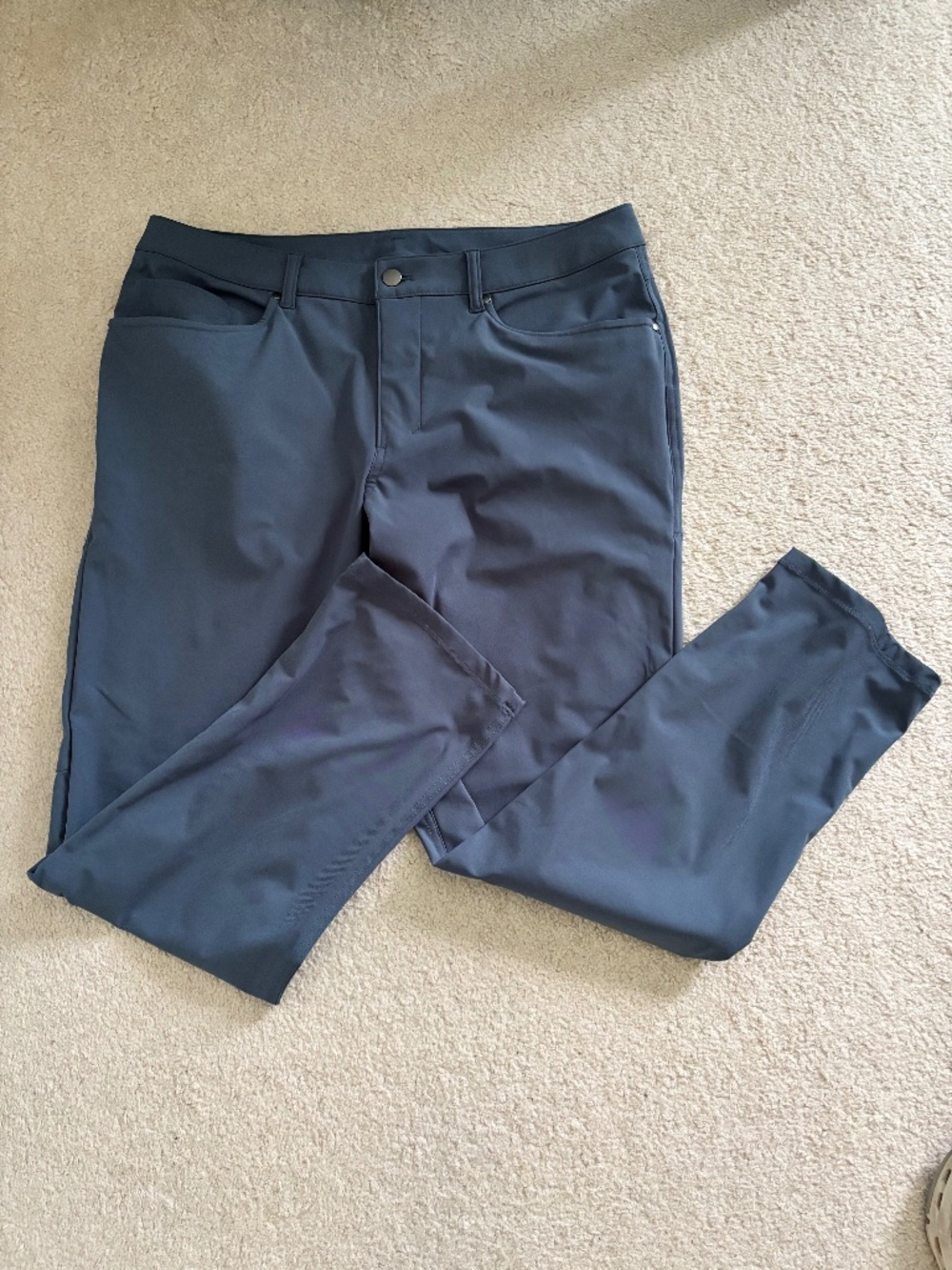 Lululemon ABC Classic Fit Pants 35x30 Steel Blue Warpstreme Stretch Men's